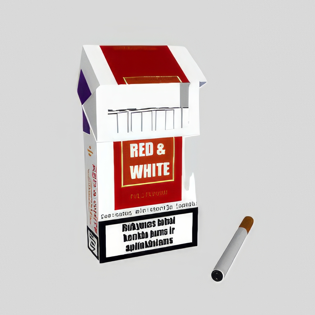 香烟_打火机_烟灰缸SU模型-1