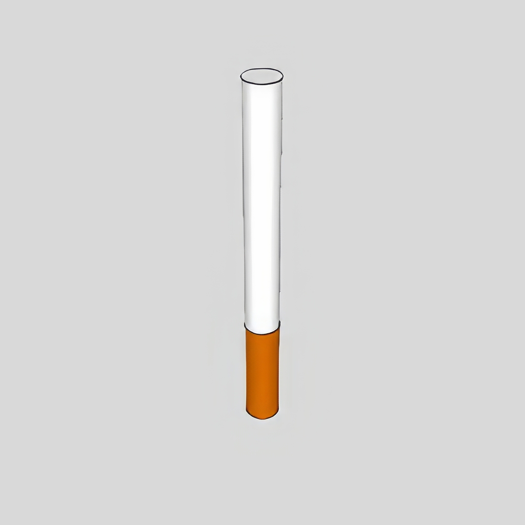 香烟_打火机_烟灰缸SU模型-1