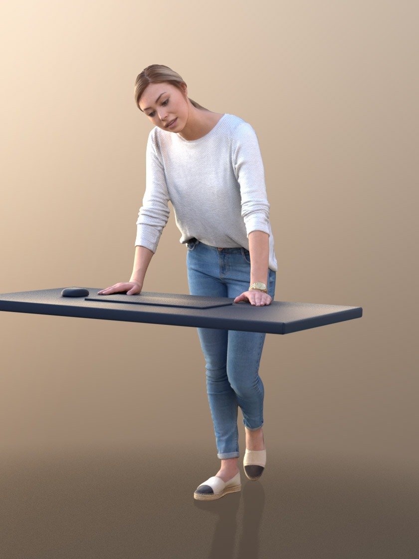 职场人物3D模型-1