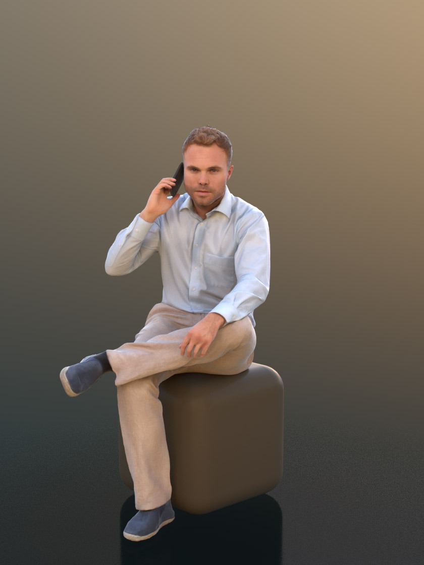 职场人物3D模型-1