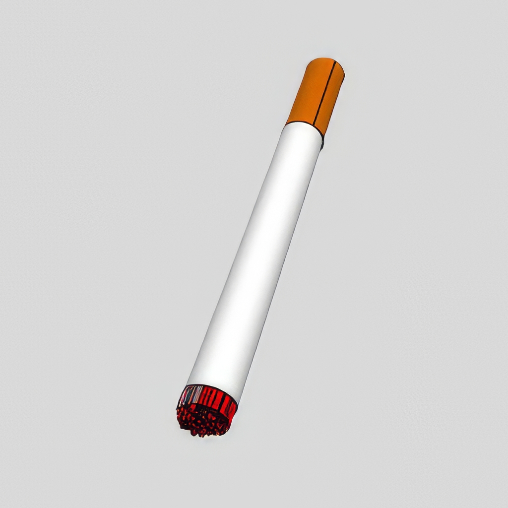 香烟_打火机_烟灰缸SU模型-1