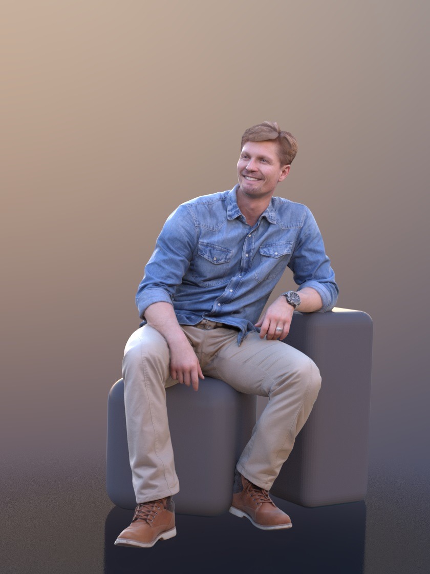 职场人物3D模型-1