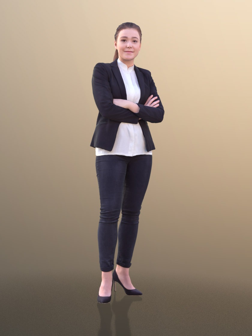 职场人物3D模型-1