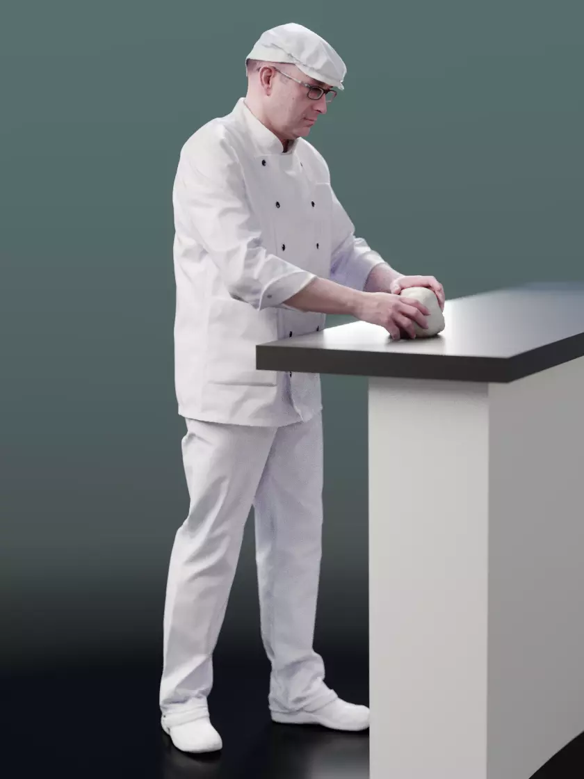 职场人物3D模型-1