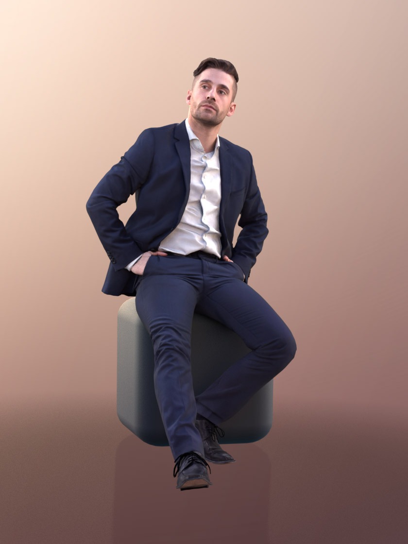 职场人物3D模型-1