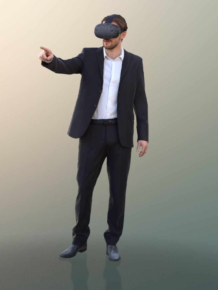 职场人物3D模型-1