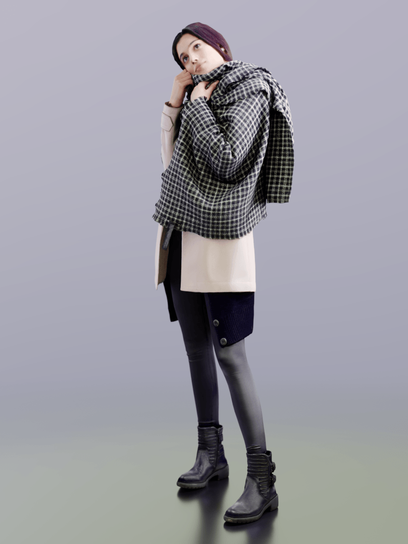 职场人物3D模型-1