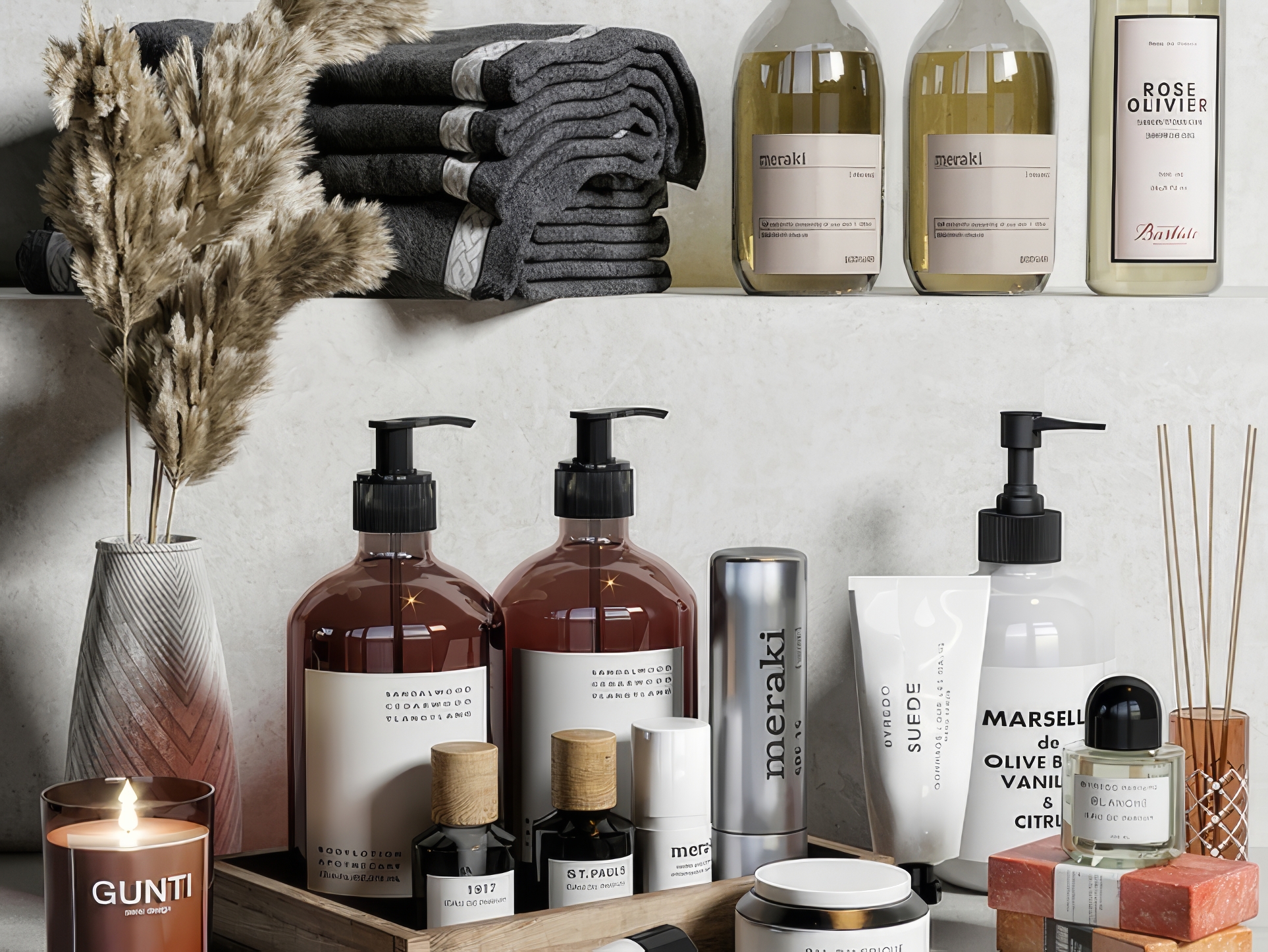 卫生间洗涤日用SU模型-1