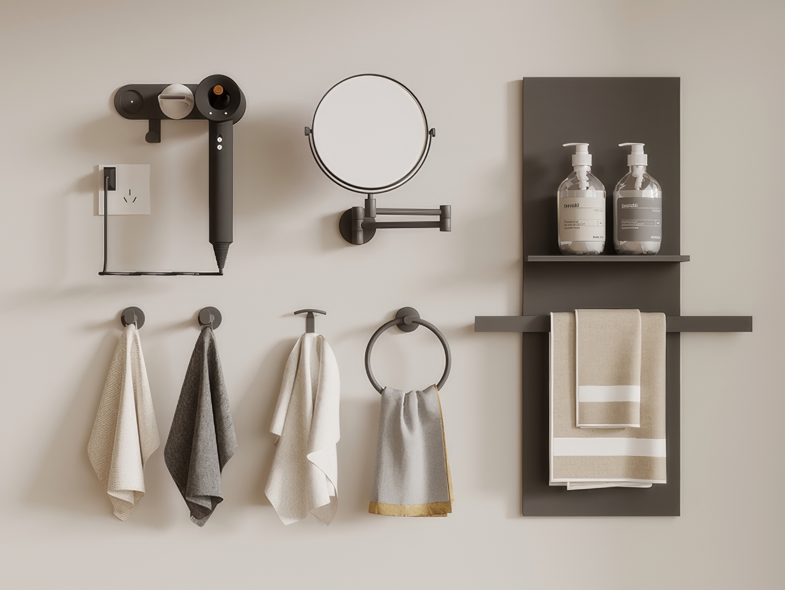 卫生间洗涤用品SU模型-1