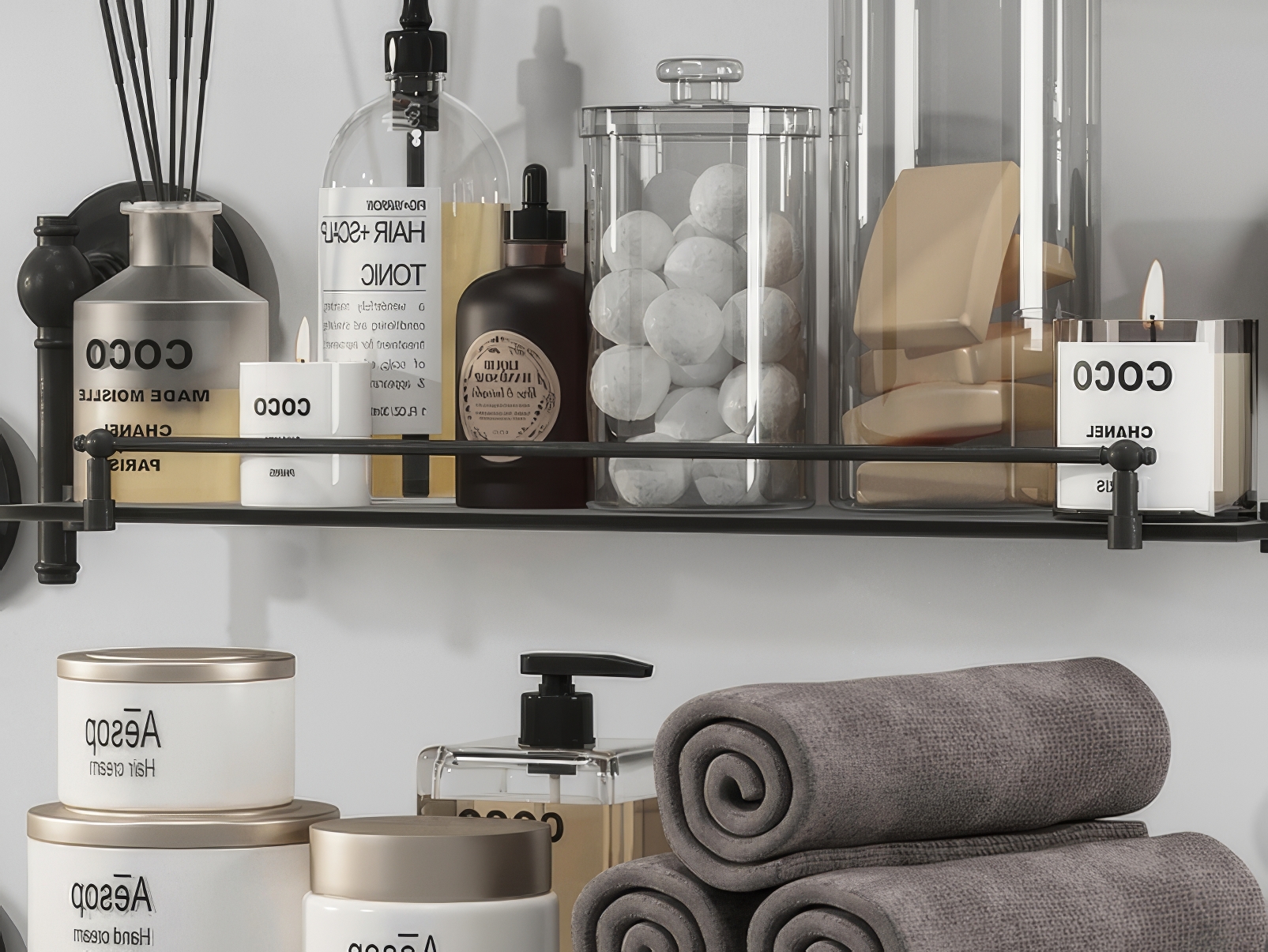 卫生间洗涤用品SU模型-1