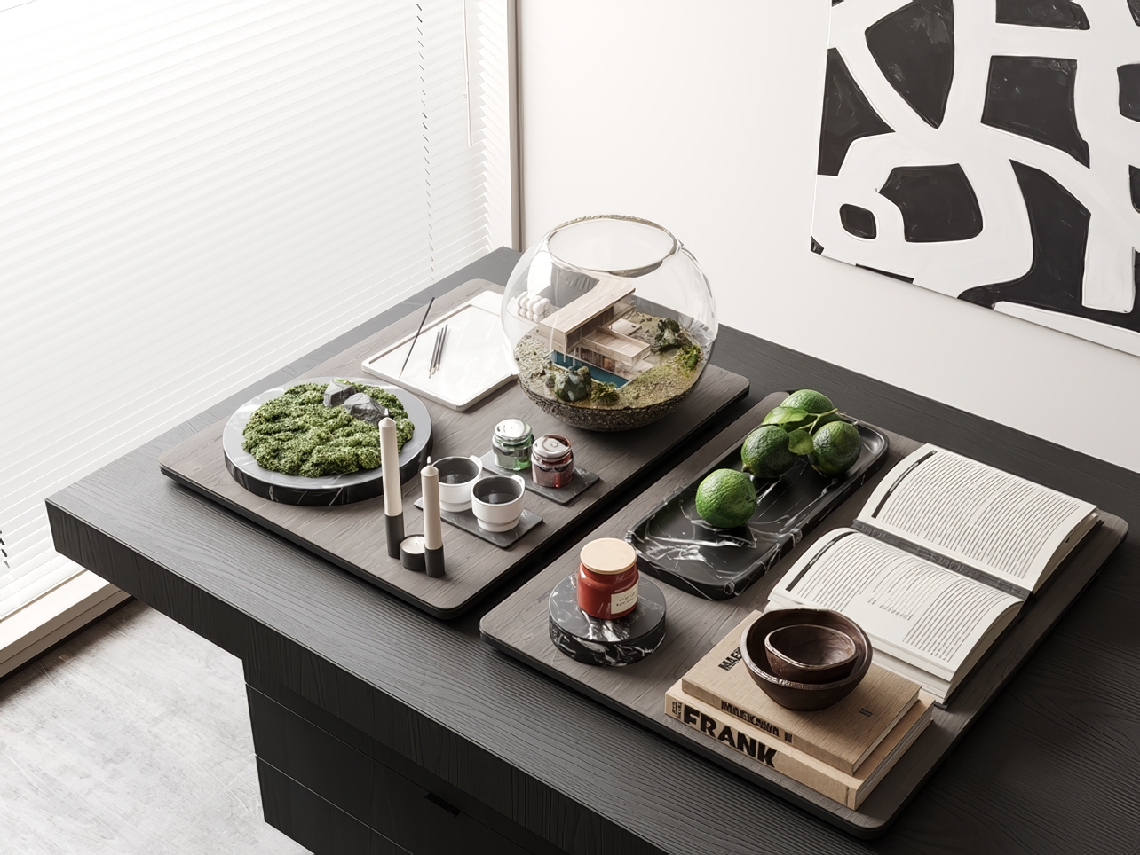 流行摆件SU模型-1