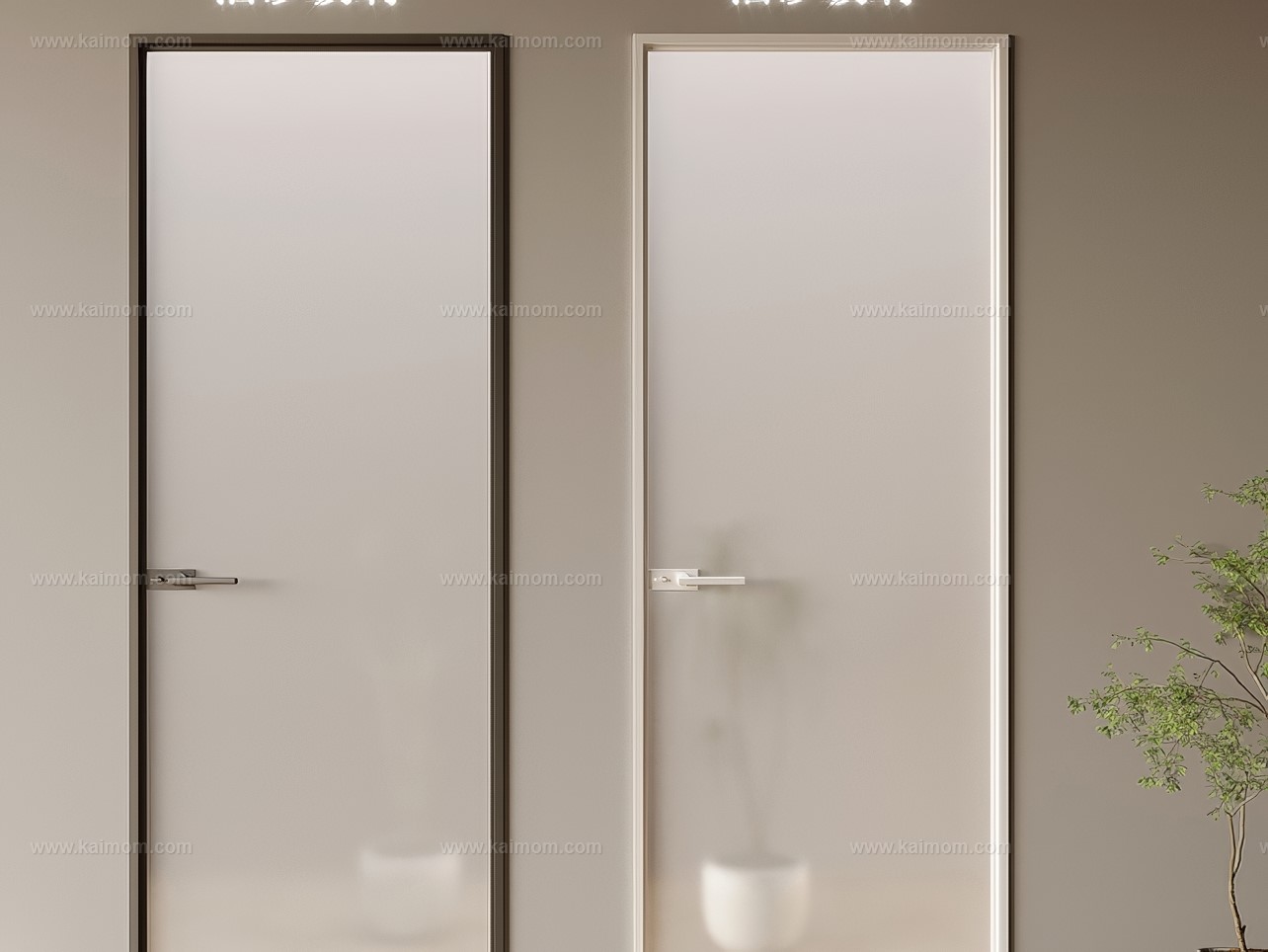 单开门_房间门SU模型-1