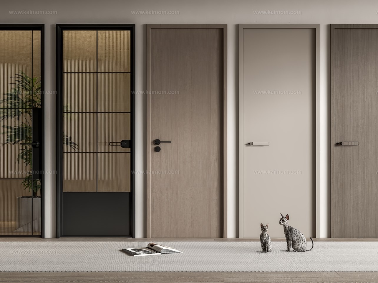 单开门_房间门SU模型-1