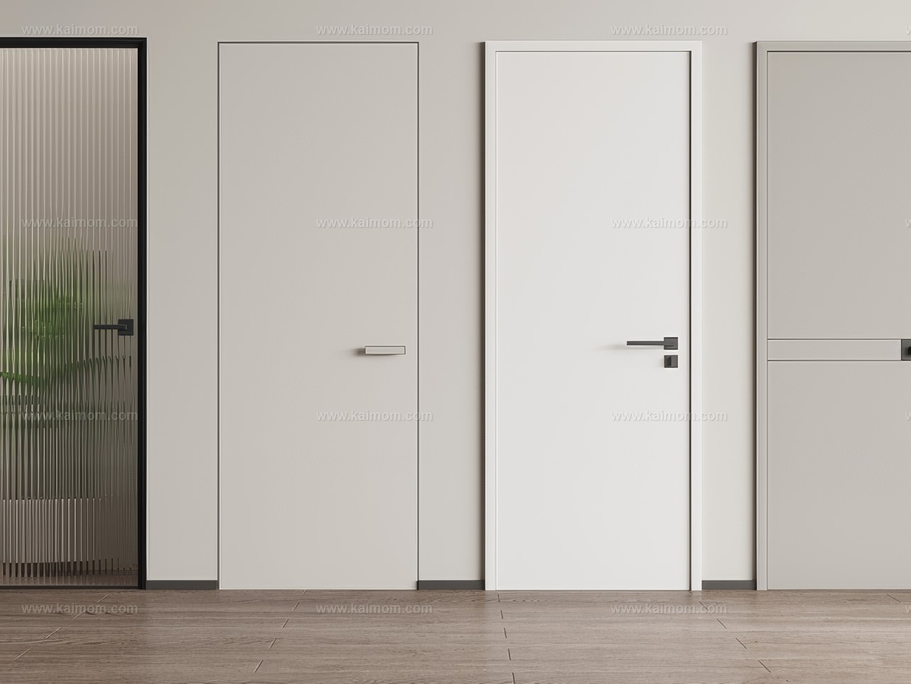 单开门_房间门SU模型-1