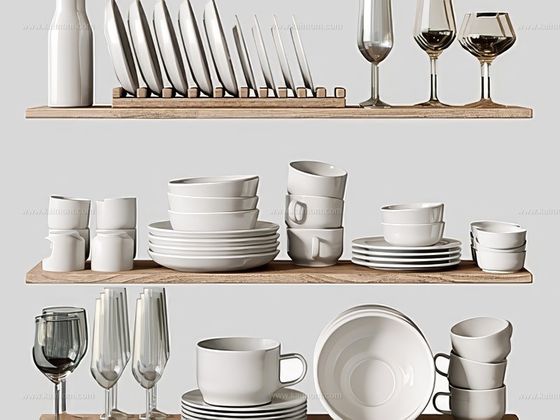 餐具SU模型-1