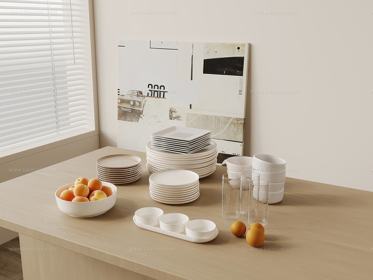 餐具SU模型-1
