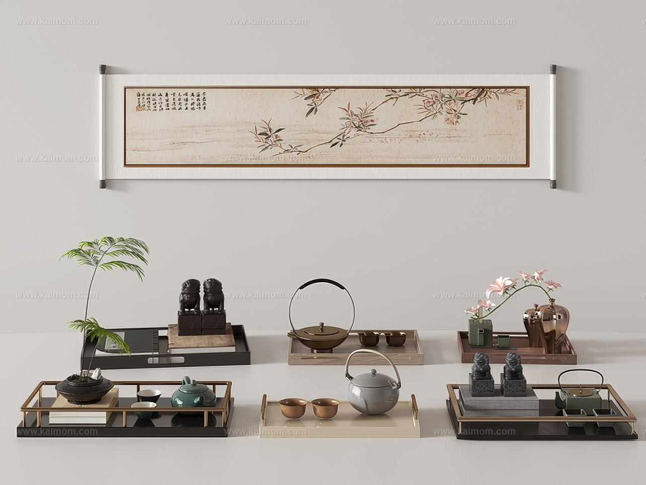 装饰摆件SU模型-1