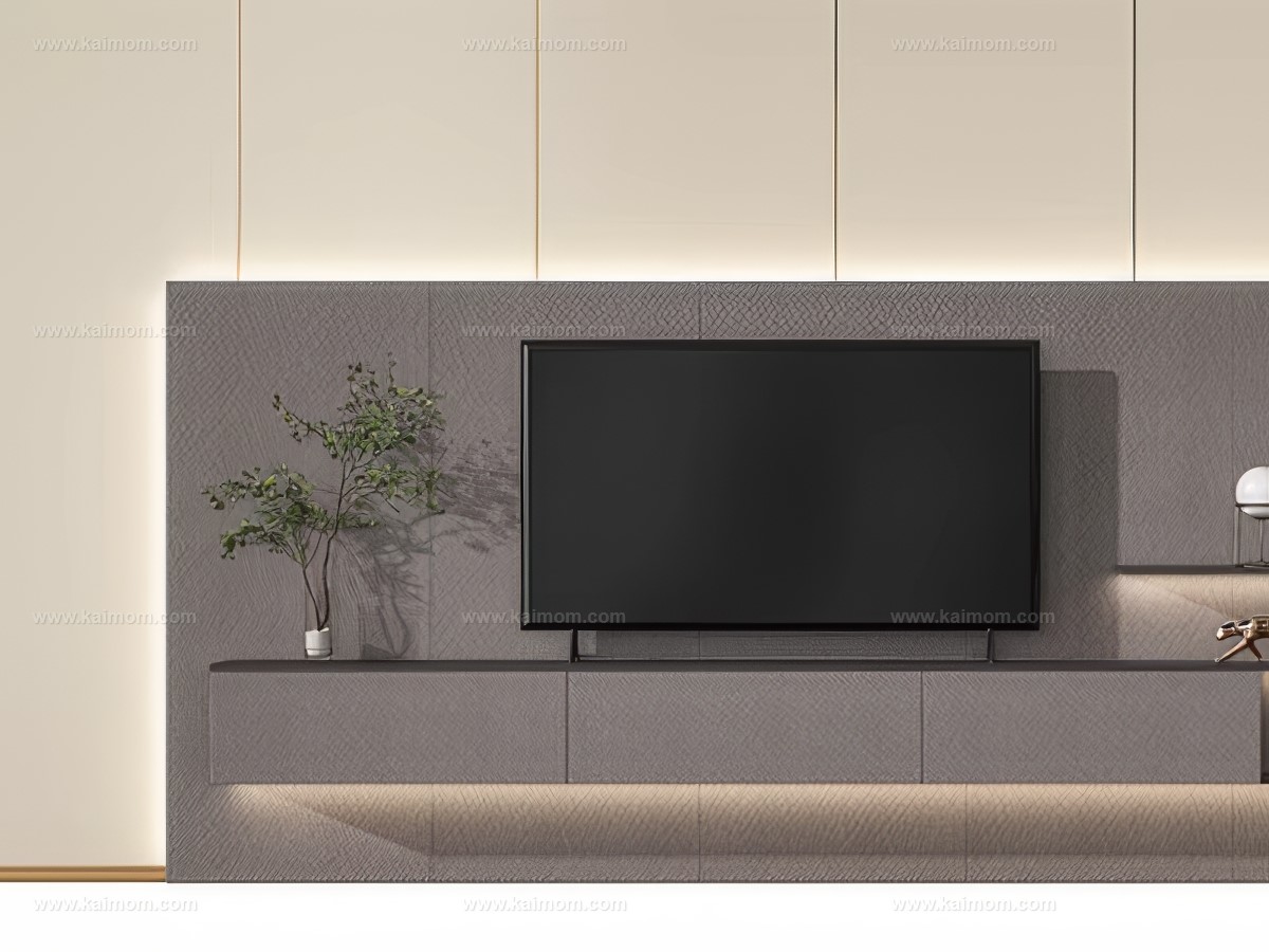 电视背景墙SU模型-1