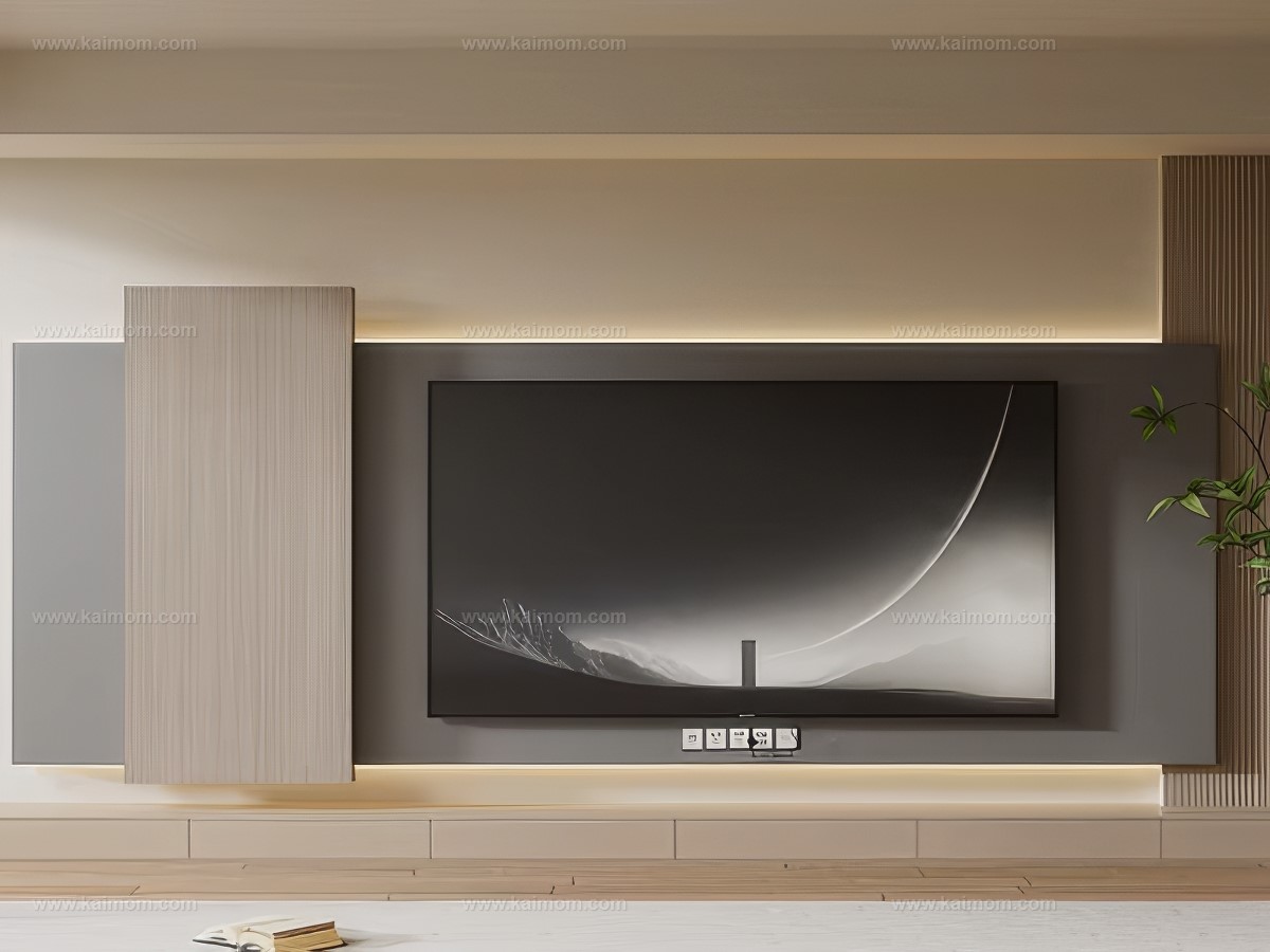 电视背景墙SU模型-1