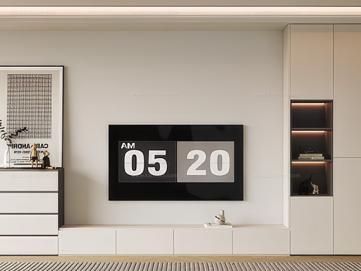 电视背景墙SU模型-1