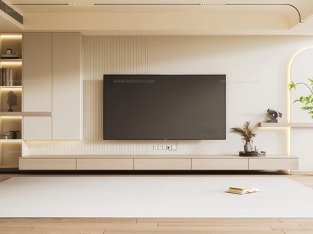 电视背景墙SU模型-1