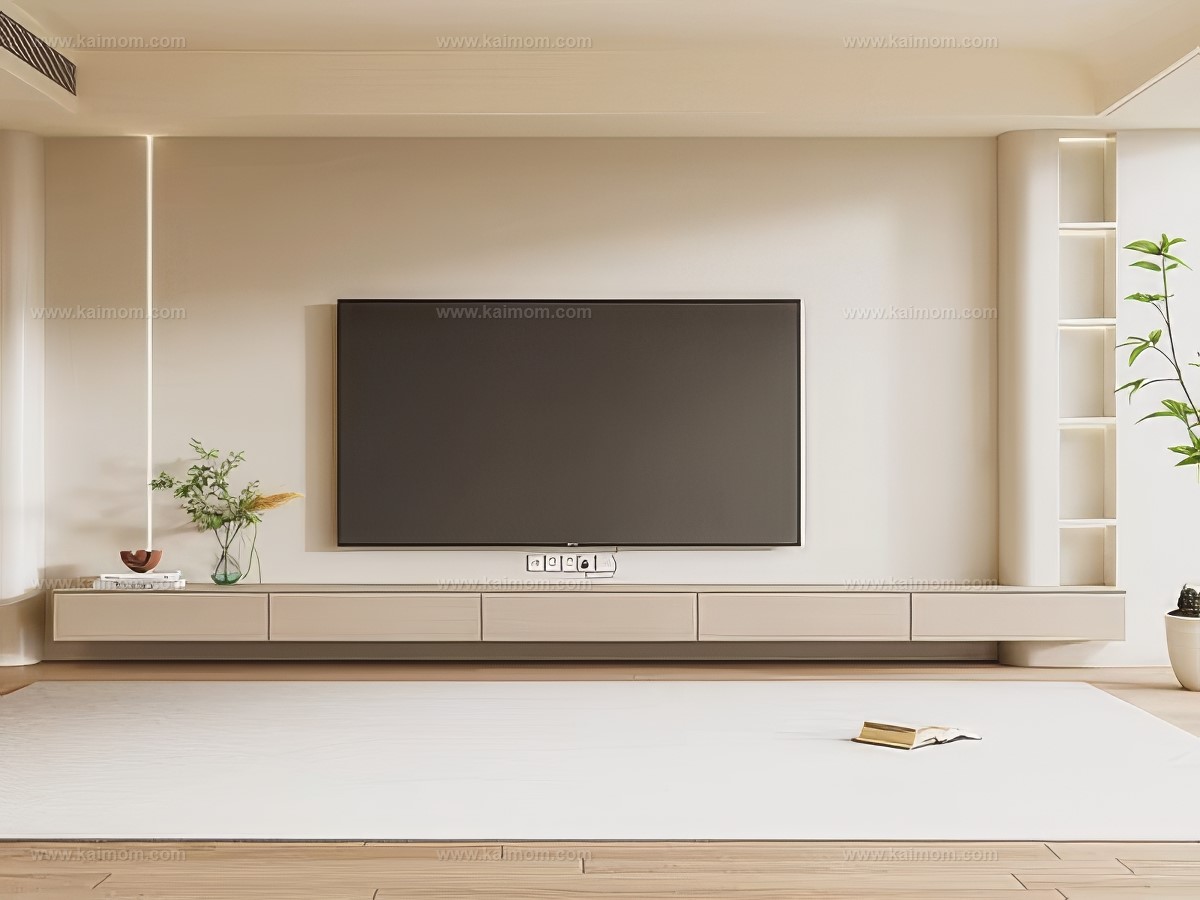 电视背景墙SU模型-1