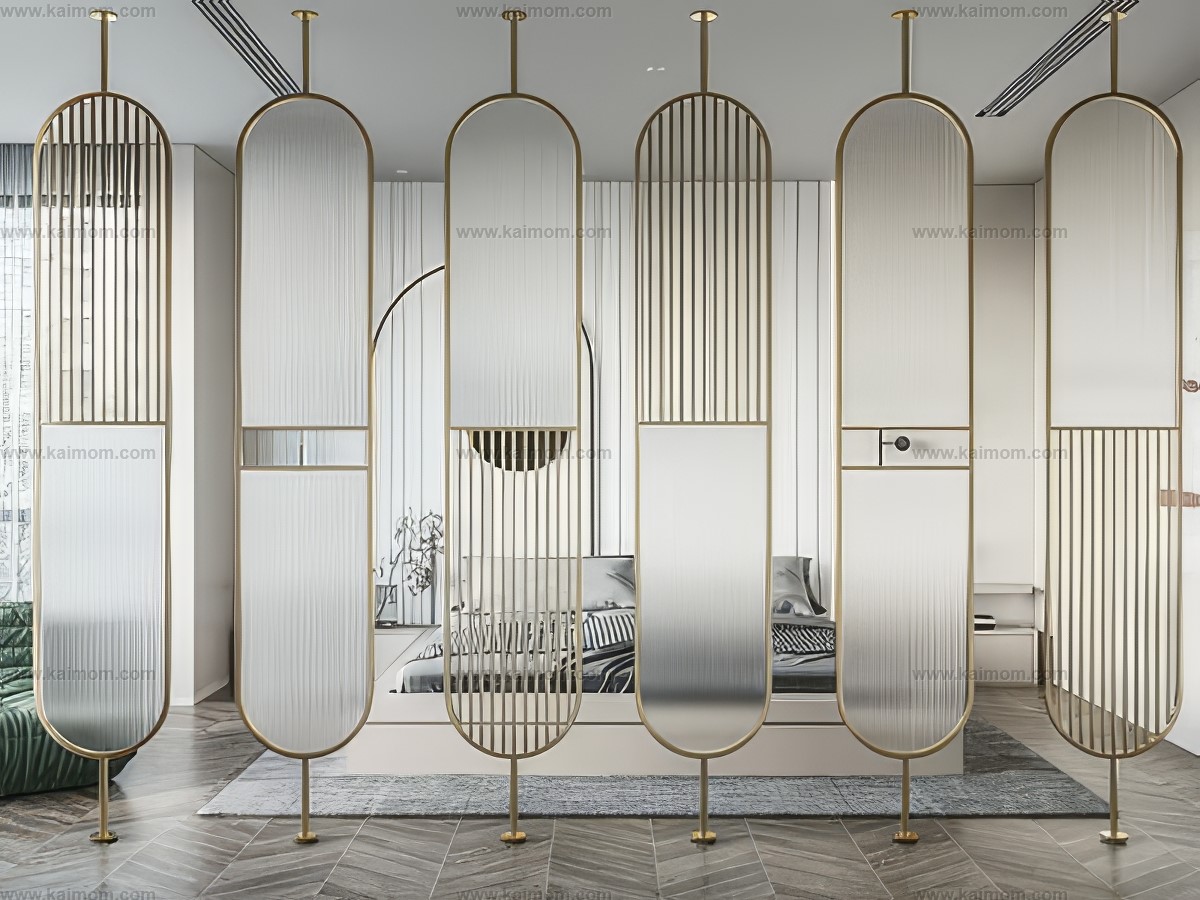 屏风隔断3D模型-1
