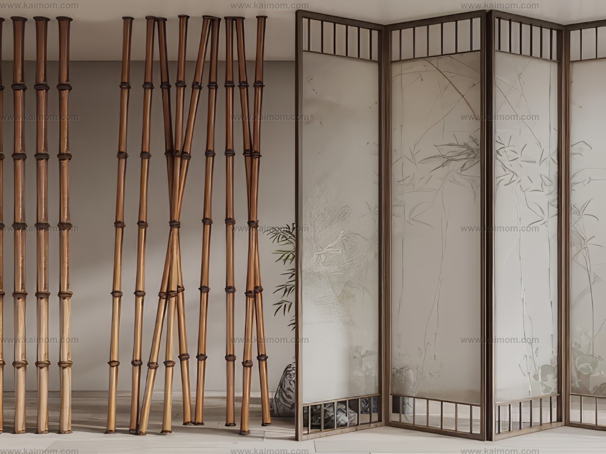 屏风隔断3D模型-1