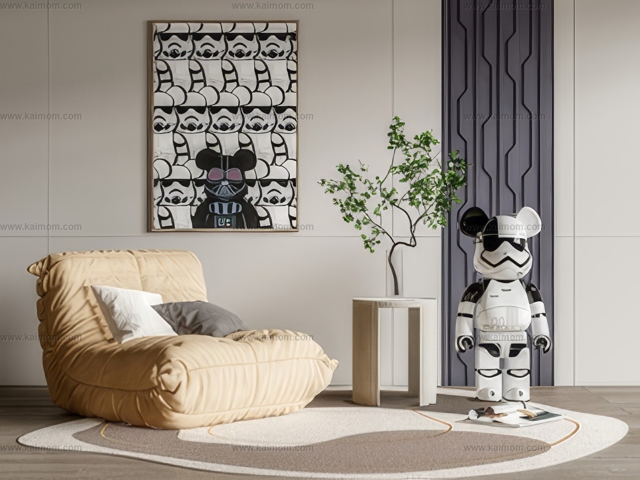 懒人沙发SU模型-1