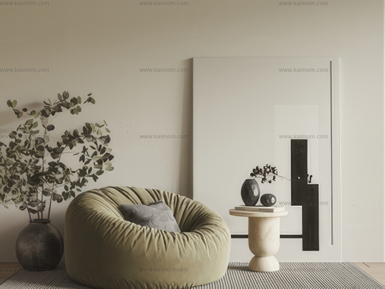 懒人沙发SU模型-1