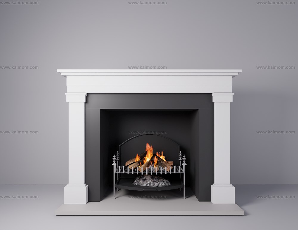 壁炉_火柴D5模型-1