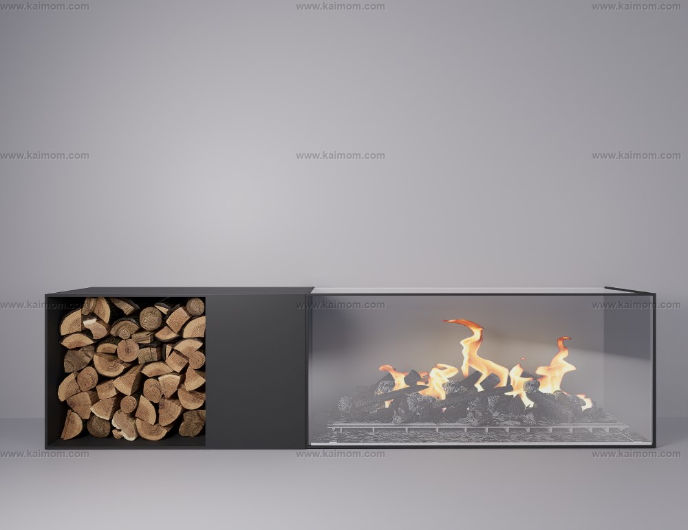 壁炉_火柴D5模型-1