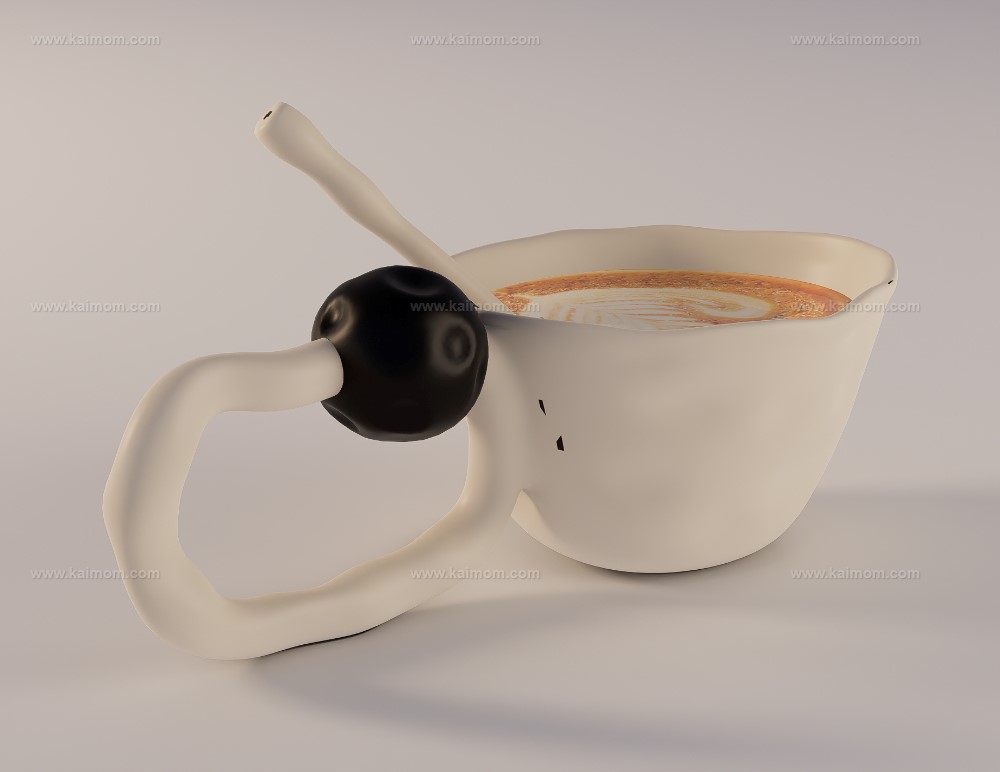 咖啡_杯子D5模型-1