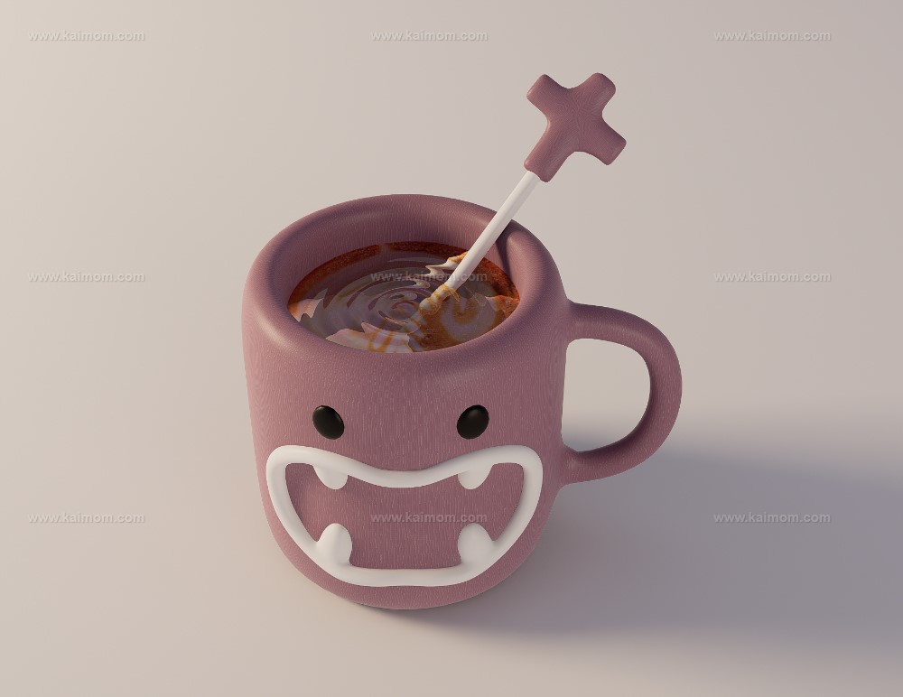咖啡_杯子D5模型-1