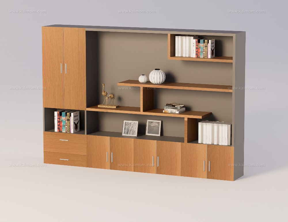 办公桌文件柜D5模型-1