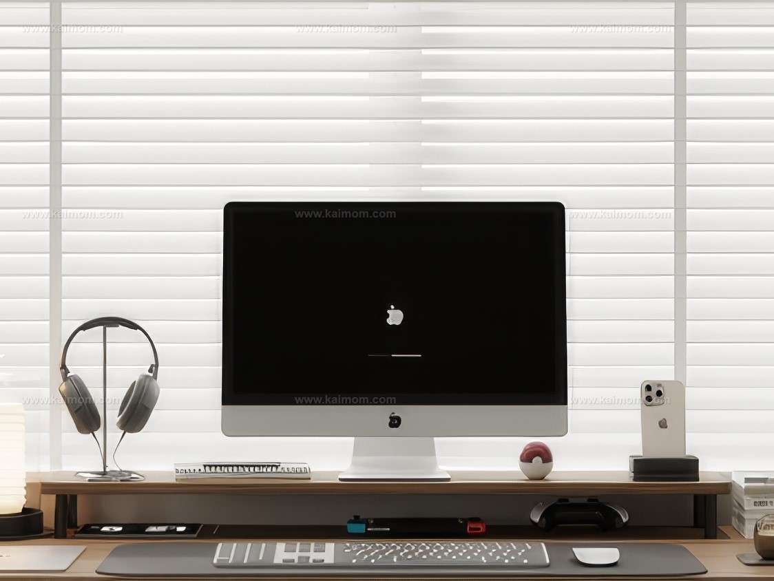 电脑_电脑桌SU模型-1