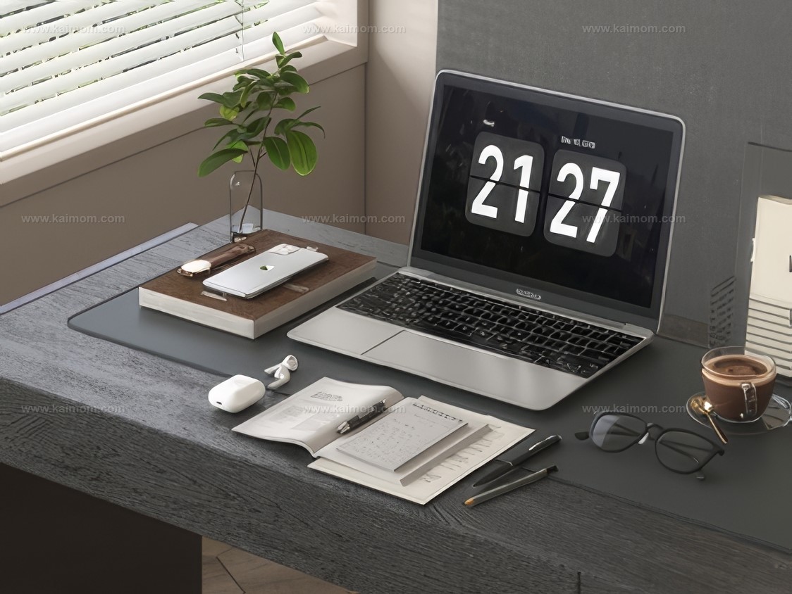 电脑_电脑桌SU模型-1