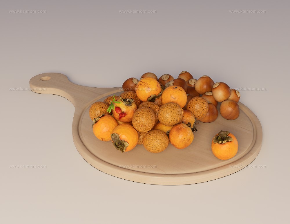 水果食物摆件D5模型-1