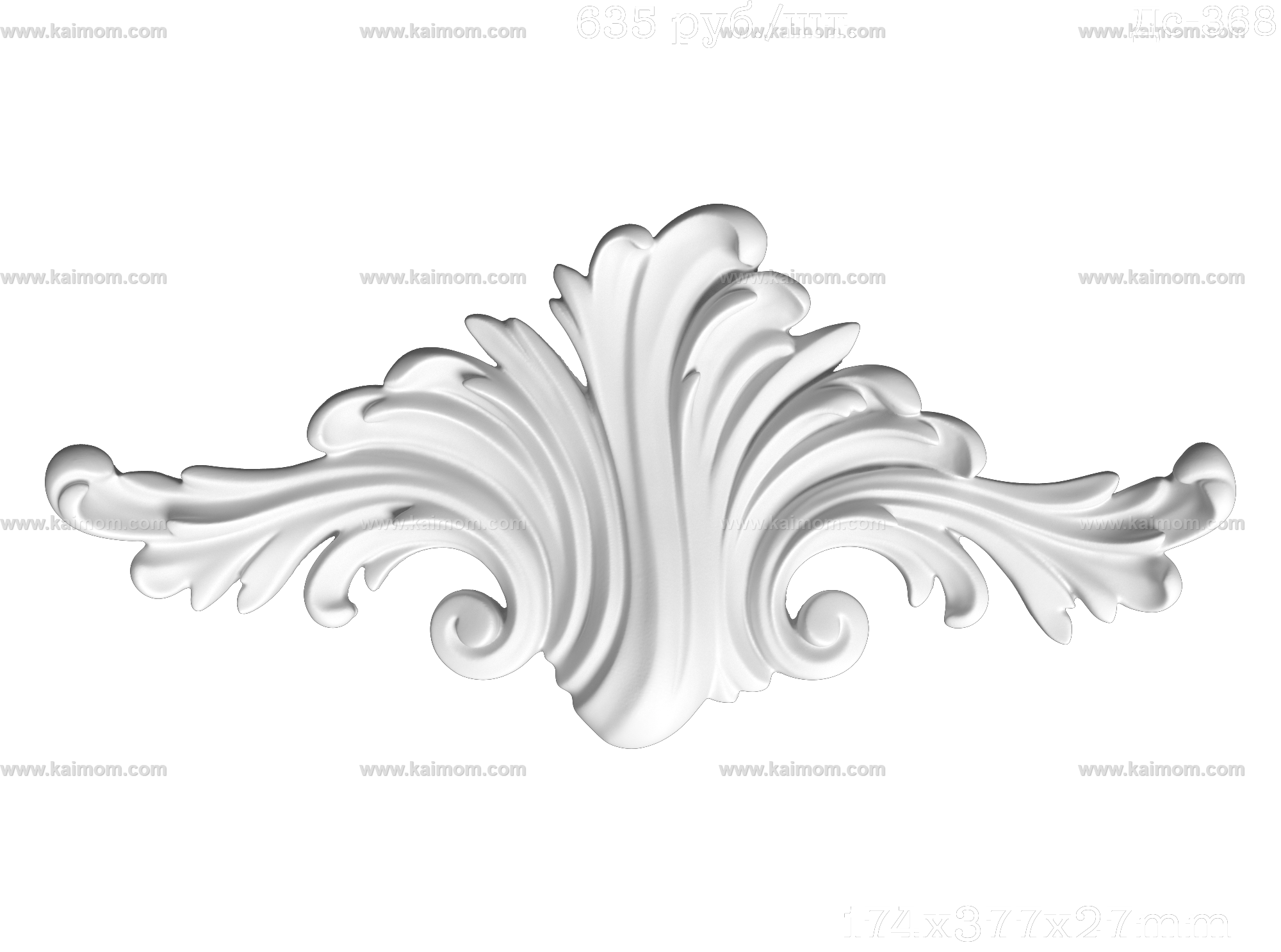 欧式墙面雕花3D模型-1
