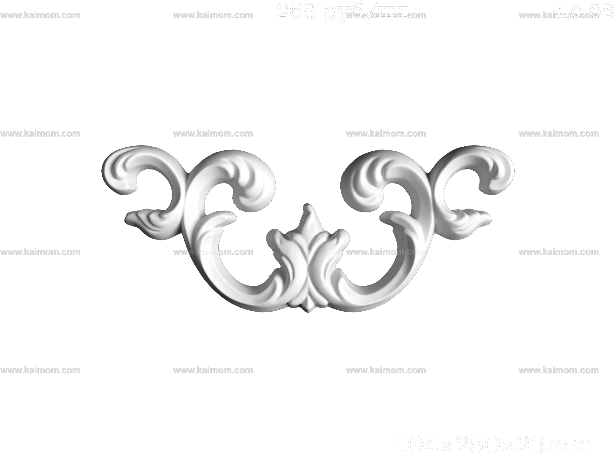 欧式墙面雕花3D模型-1