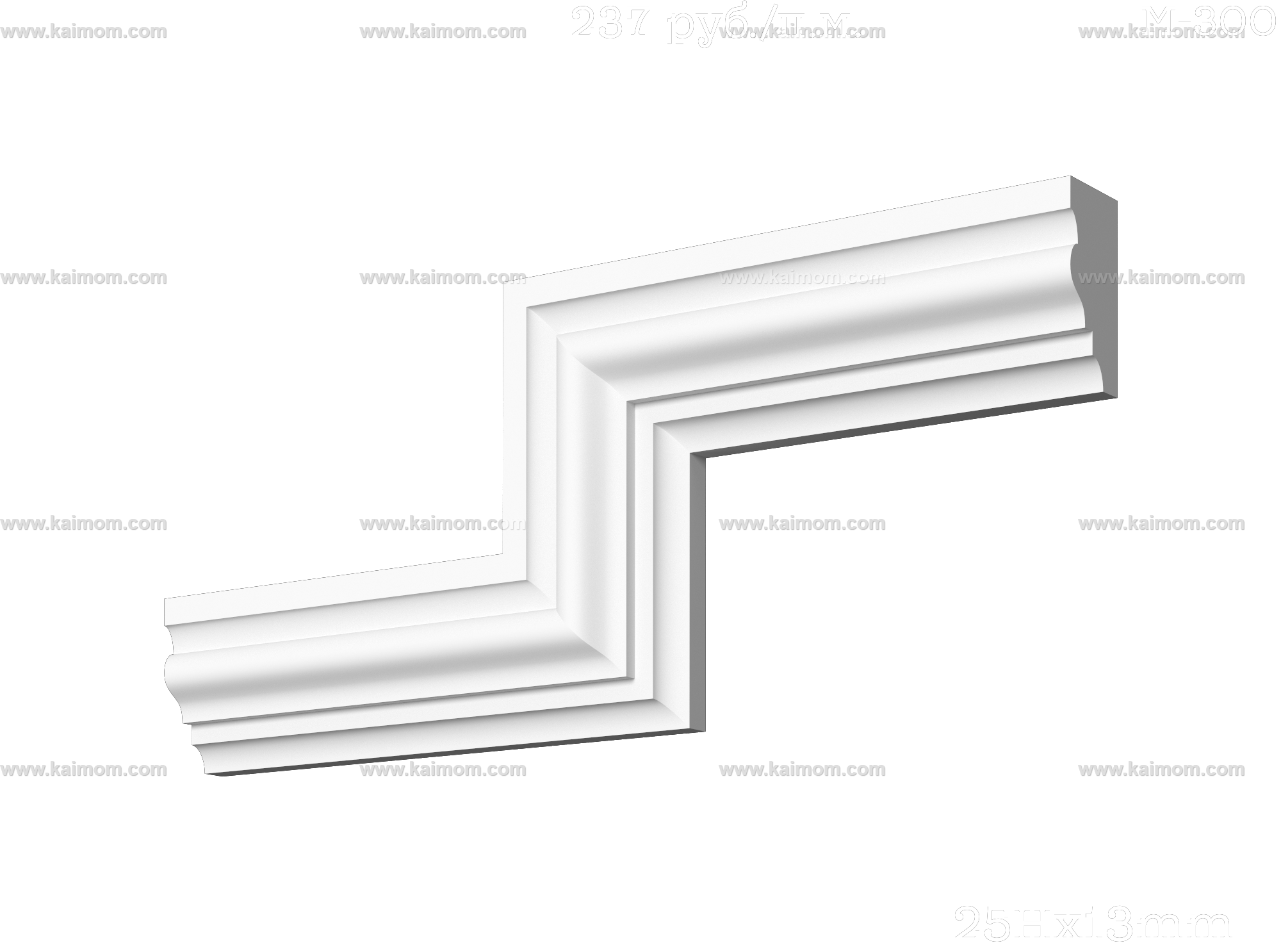 转角石膏线3D模型-1