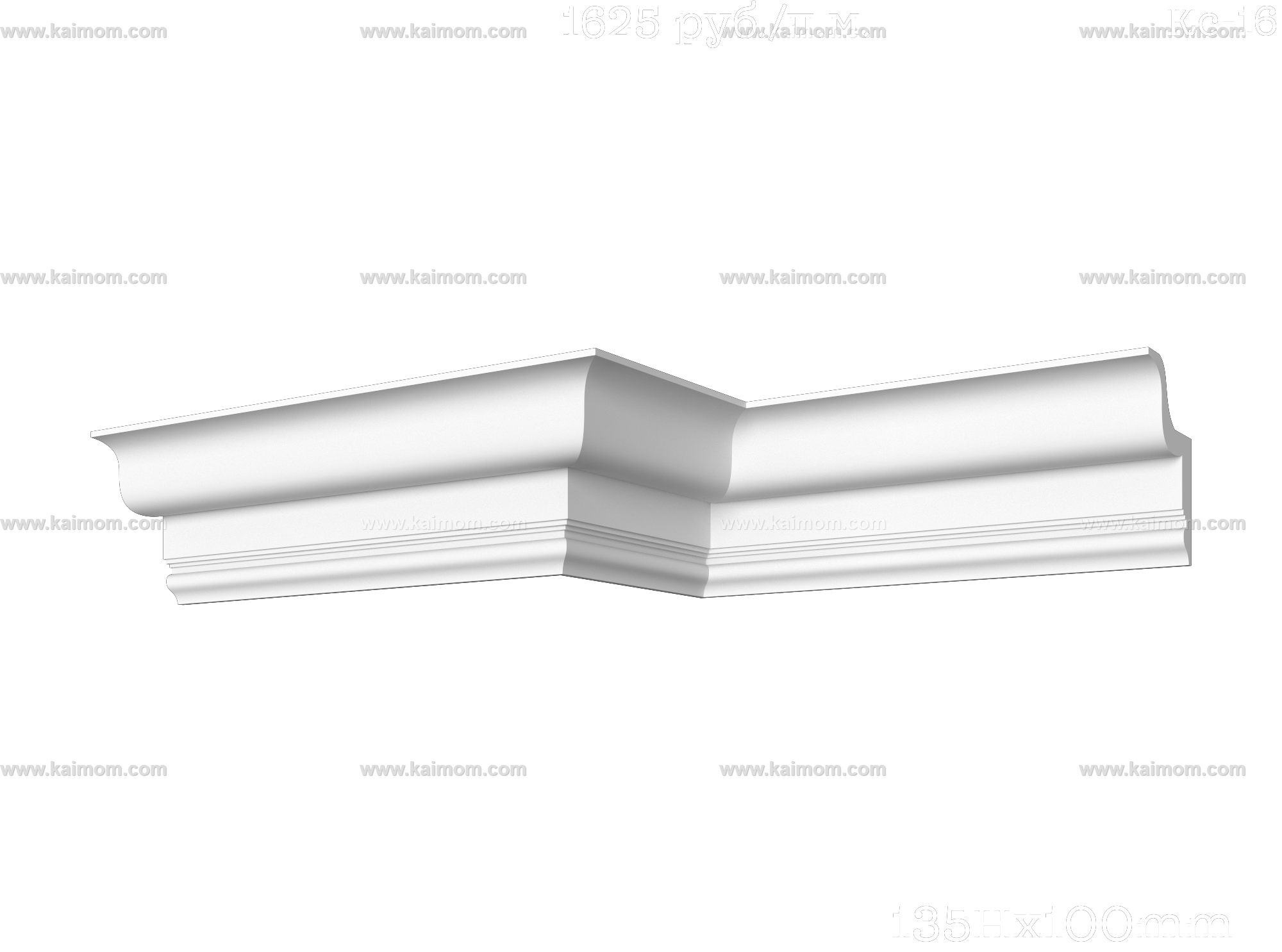 转角石膏线3D模型-1