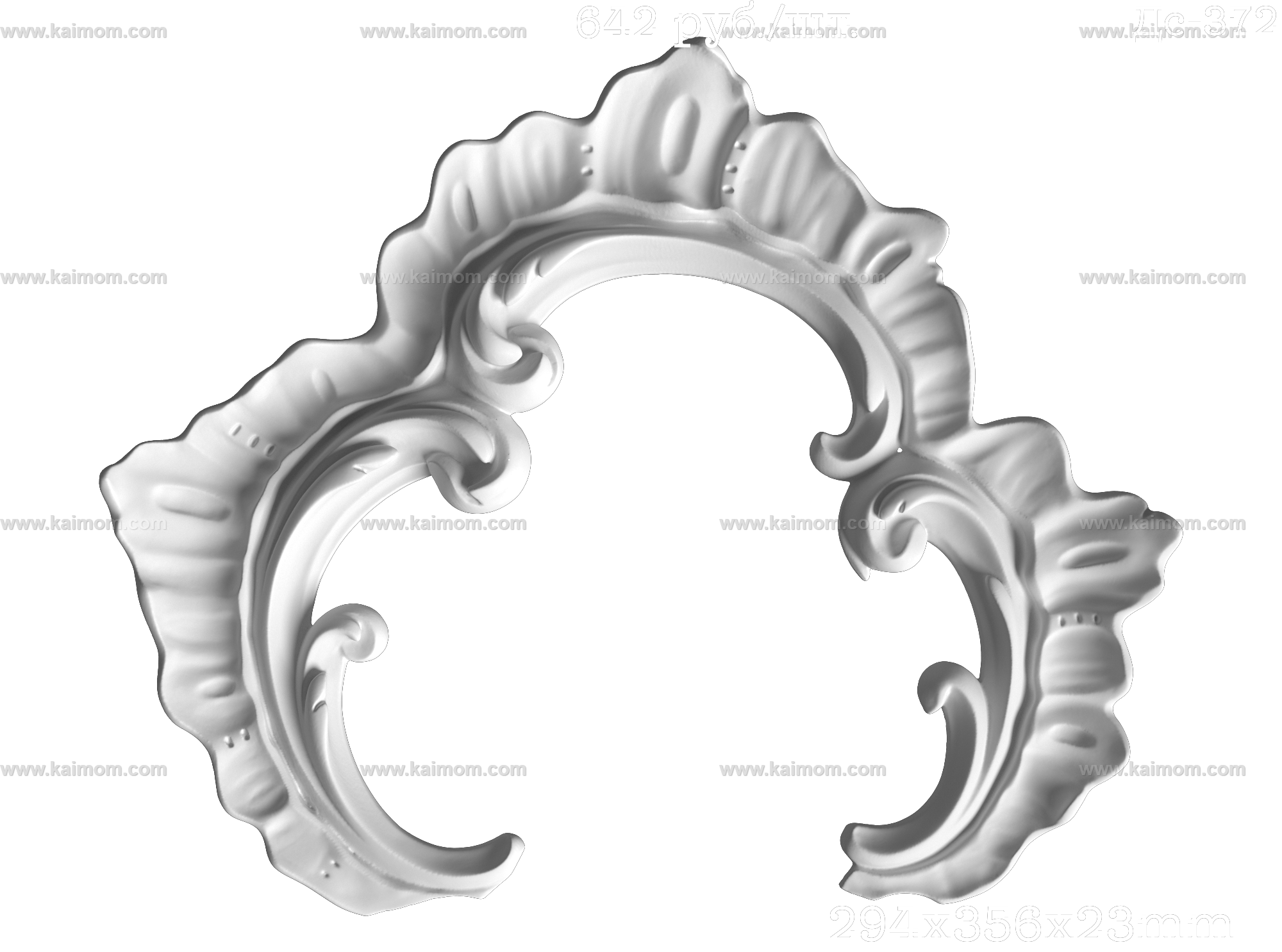 欧式墙面雕花3D模型-1