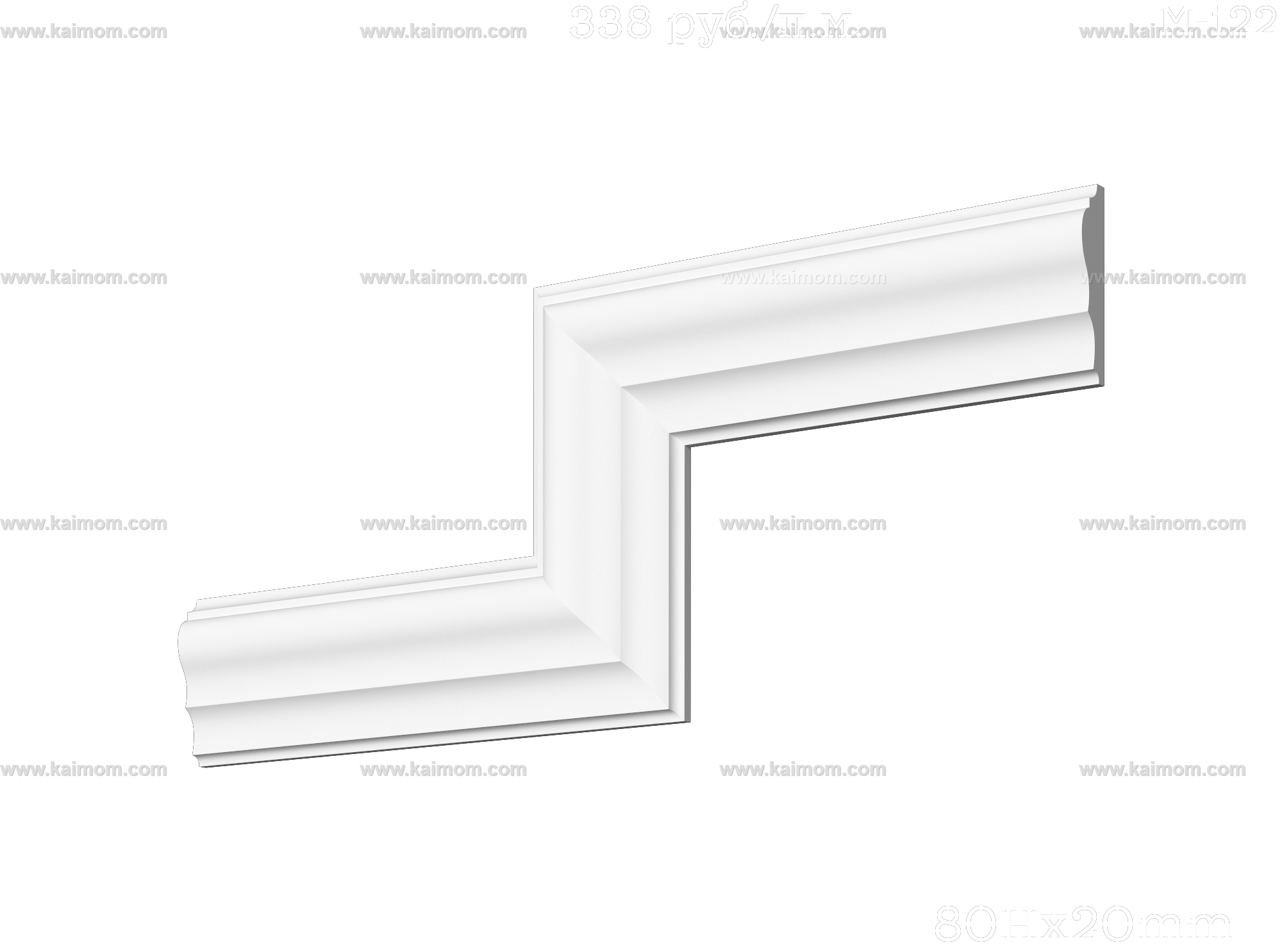 转角石膏线3D模型-1