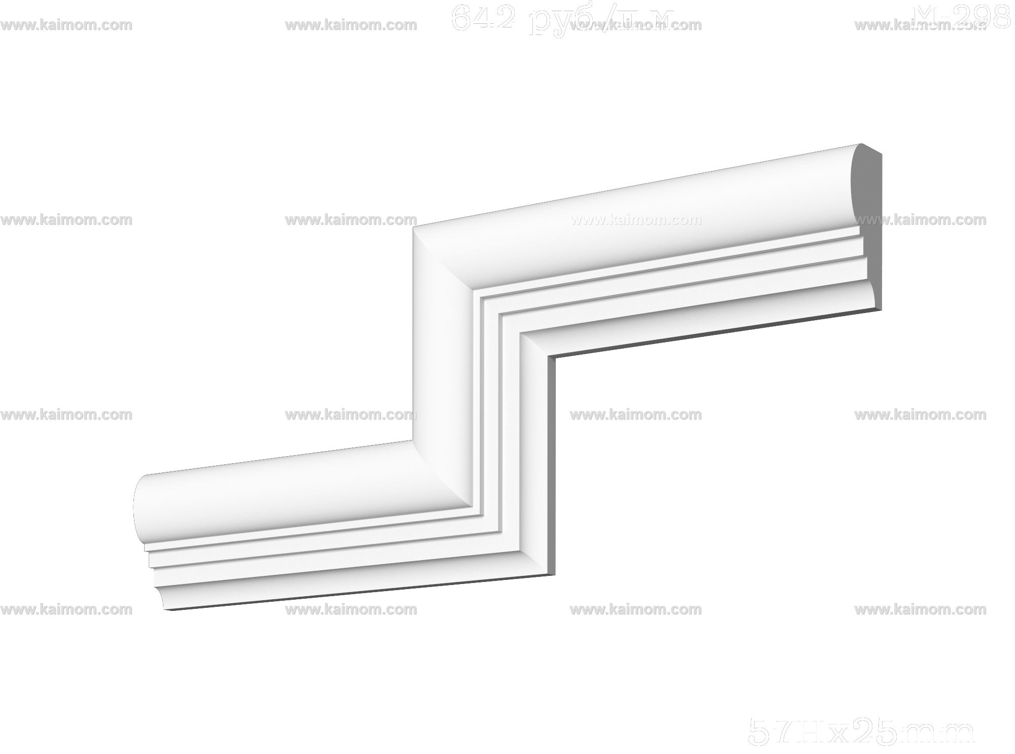 转角石膏线3D模型-1