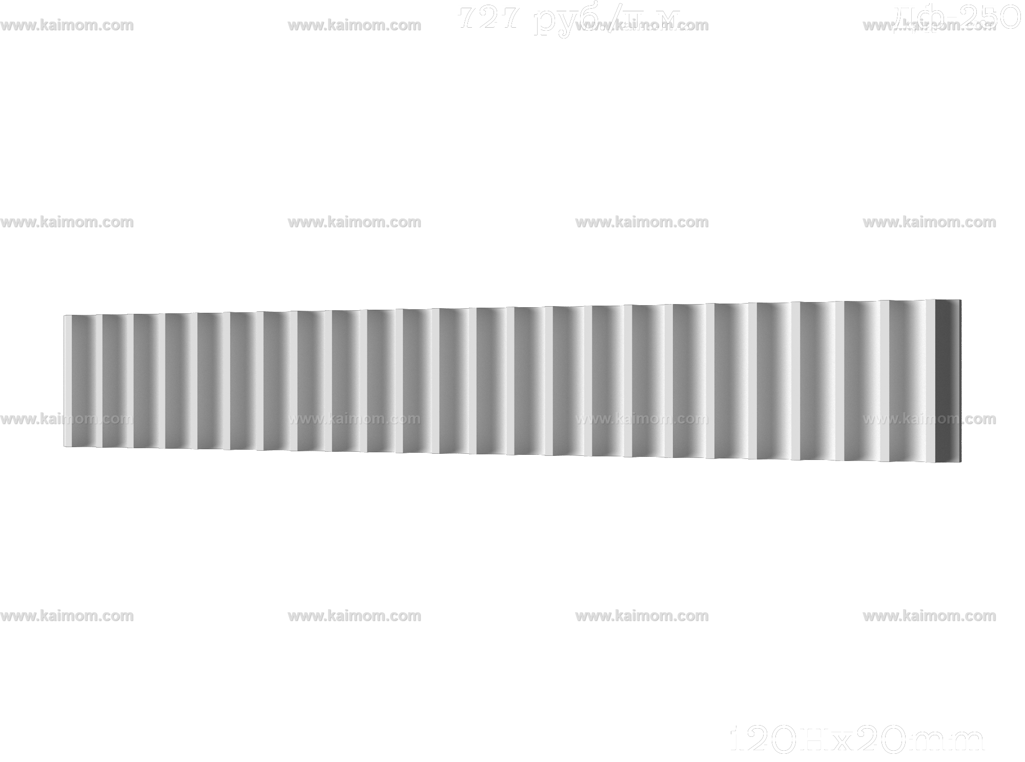 格栅板长城板3D模型-1