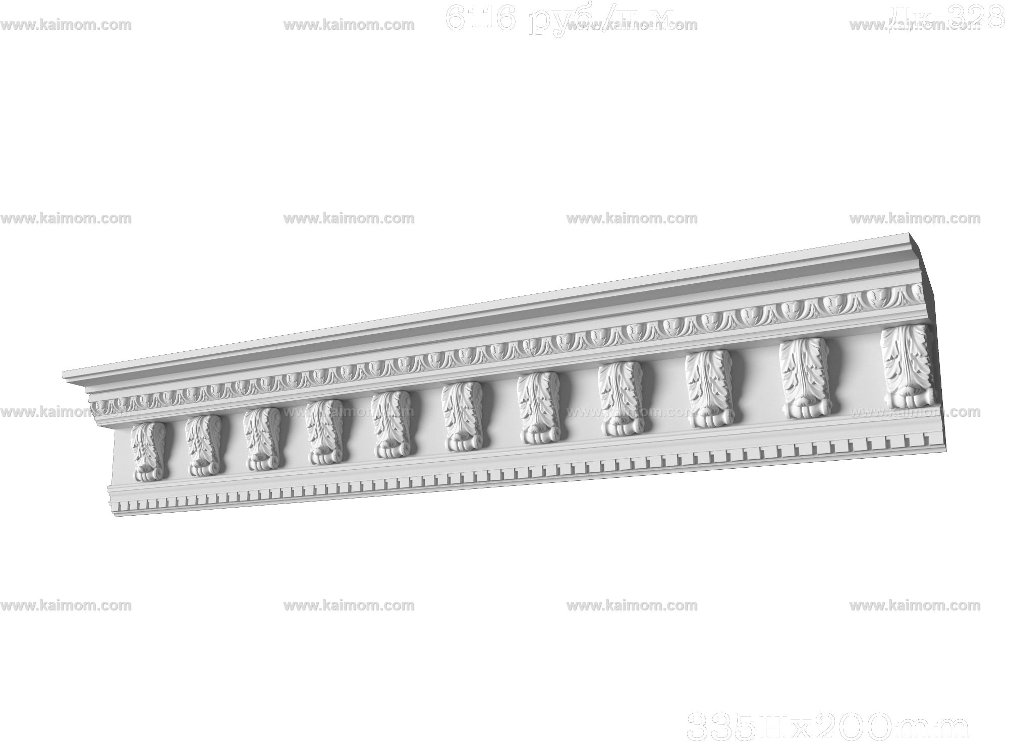 石膏线条3D模型-1