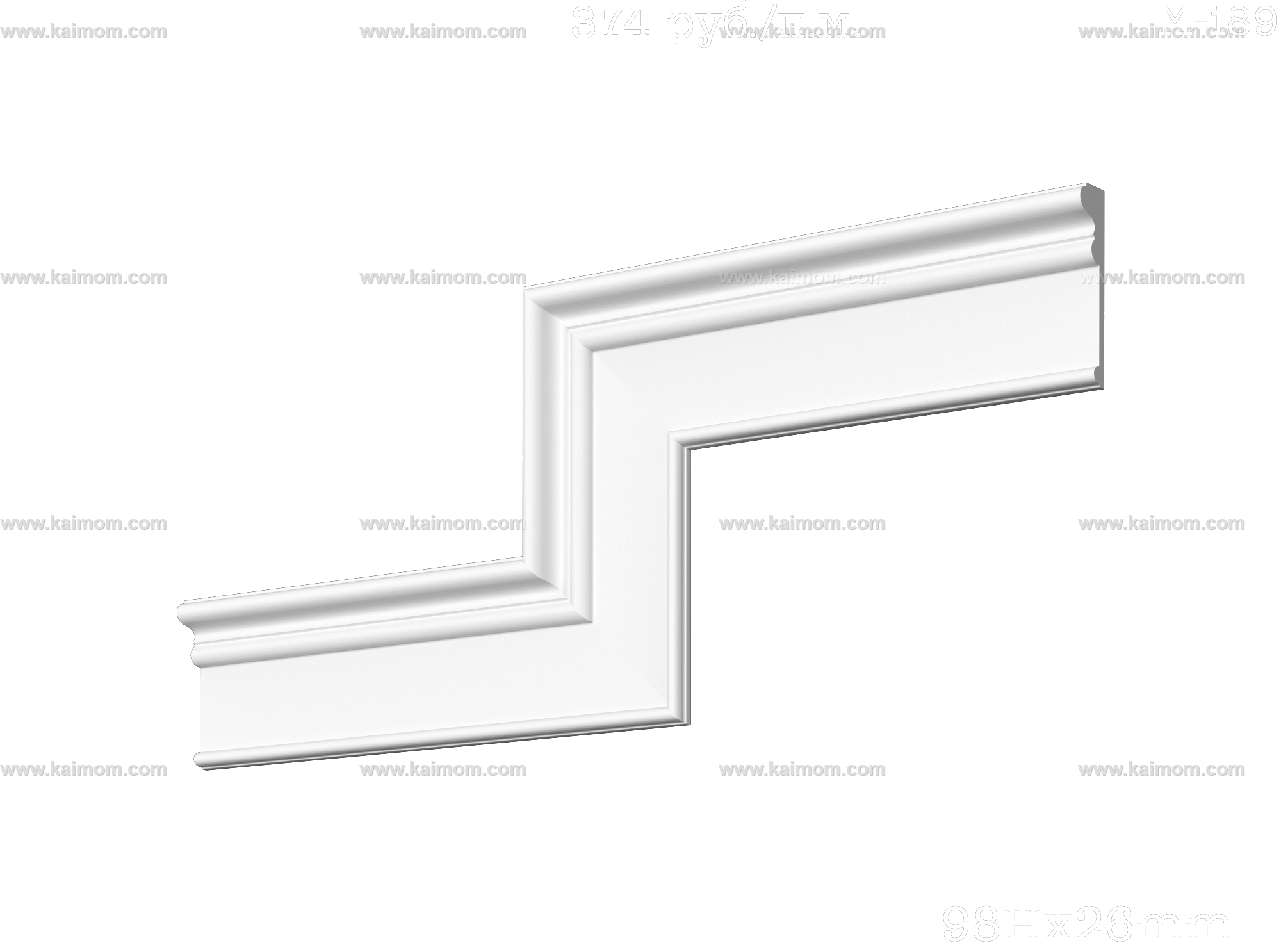 转角石膏线3D模型-1