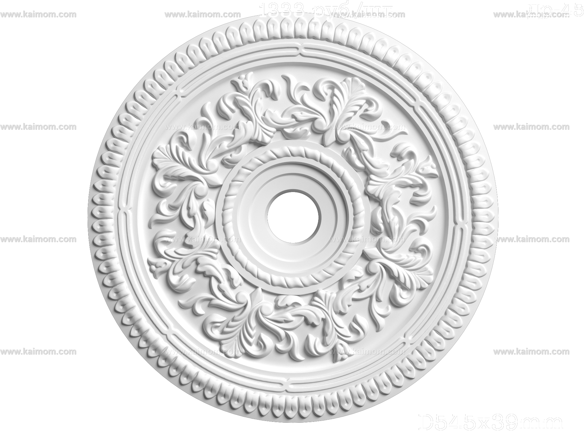 欧式古典雕花灯池3D模型-1