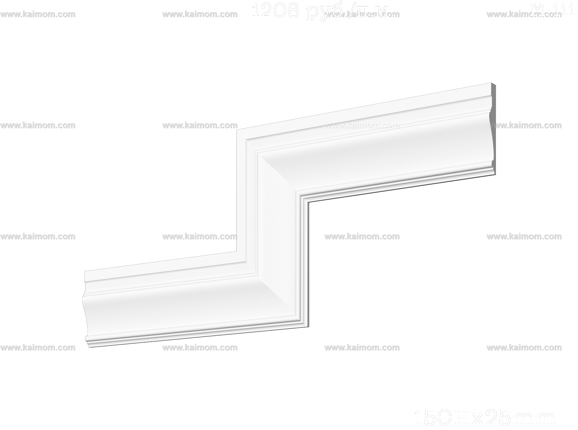 转角石膏线3D模型-1